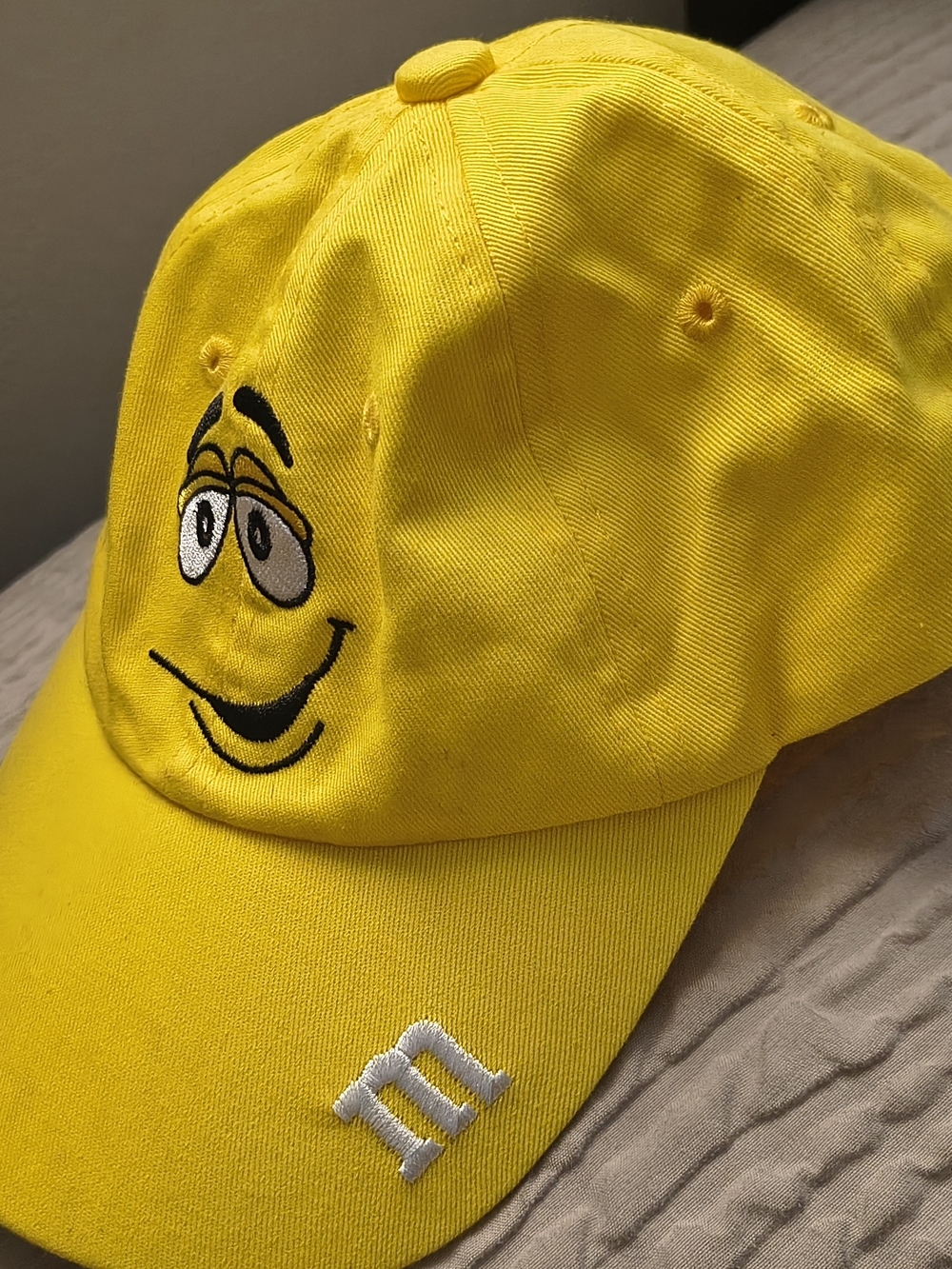 M&M'S Yellow Emoji Baseball Cap